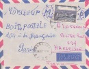 AEF,Oubangui,Bossangoa Le 16/10/1956 > France,lettre,Colonies,ho Pital De Brazzaville,15f N°234 - Other & Unclassified