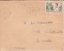 AEF,Oubangui,Berbérati Le 25/10/1956 > France,colonies,lettre,li Eutenant Gouverneur Cureau,15f N°230 - Sonstige & Ohne Zuordnung