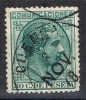 Sello Alfonso XII, 50 Cts 1878,  Fechador Trebol De CUENCA, Edifil Num 196 º - Used Stamps