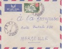 AEF,Oubangui,Bossangoa Le 21/08/1957,lettre,Colonie S,ordre Souverain De Malte Et Lutte Contre La Lépre,15f N°237 - Other & Unclassified