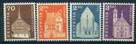 1967 Svizzera, Serie Ordinaria Edifici Storici , Serie Completa Nuova (**) - Unused Stamps