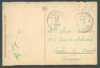 C.P. En SMB Obl. Sc Postes Militaires Belgique 9 Du 20-VIII-1920 Vers LAEKEN - 7018 - Covers & Documents
