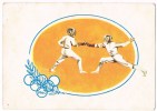 Italia Cartolina Postale Non Viaggiata  "Olimpiadi 1960" - Escrime