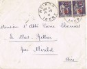 Carta VOIRON (Isere) 1941. Stamps 50 S. 55 F - Briefe U. Dokumente