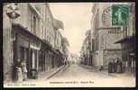 CPA  ANCIENNE- FRANCE- CASTELJALOUX (47)- LA GRAND'RUE AVEC BELLE ANIMATION- COMMERCES- VITRINES- - Casteljaloux