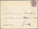 N°46 - 10 Cent. Rouge Obl. Sc BRUXELLES 5 S/L. Du 10 Juillet 1889 Vers Gand - 7094 - 1884-1891 Leopold II