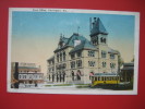 - Kentucky > Covington  Trolley By Post Office  Kramer Art   1920 Cancel      ---  ===   --- Ref 251 - Covington