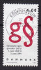 Denmark 1999 Mi. 1214     4.00 Kr Grunggesetz Buchstabe "g" Paragraphenzeichen Deluxe Cancel !! - Usati