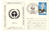 Birds;WWF;Pélicans,Pelican,1992 Special Cover Obliteration Concordante,Romania. - Pelicans