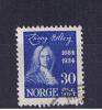 RB 756 - Norway 1934 30 Ore Fine Used Stamp - Birth Anniversary Of Writer Holberg - Oblitérés