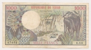 AFRIQUE / AFRICA / TCHAD - 1000 FRANCS 1980 - Tchad