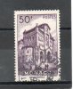 MONACO  Cathédrale De Monaco 50f Violet 1948 N°313c - Used Stamps