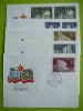 Russia USSR 1983 Architecture Set Of 5x FDC # - FDC