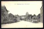 CPA  ANCIENNE- FRANCE- ESTERNAY (51)- RUE ARNOULT EN GROS PLAN- ATTELAGE- CONVOI DE CAMIONS MILITAIRES- - Esternay