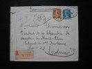 Lettre Recommandée De COLMAR 1 Pour Colmar 1929 - Cartas & Documentos