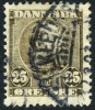 Denmark #67 Used 25o Brown From 1905 - Usado