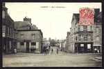 CPA  ANCIENNE- FRANCE- LASSAY (53)- LA RUE D'AMBRIERES AVEC ANIMATION- COMMERCES NOMMÉS - Lassay Les Chateaux