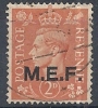 1943-47 OCC. INGLESE MEF USATO 2 P - RR9013-2 - Britische Bes. MeF