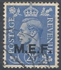 1943-47 OCC. INGLESE MEF USATO 2 1/2 P - RR9013-5 - Britische Bes. MeF