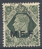 1943-47 OCC. INGLESE MEF USATO 9 P - RR9015-4 - Britische Bes. MeF