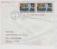 USA FDC Man´s First Landing On The Moon 20-7-1969 Sent To Denmark (a Little Tear At The Top Of The Cover) - 1961-1970