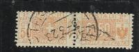 ITALY KINGDOM ITALIA REGNO PACCHI POSTALI 1914 - 1922  NODO DI SAVOIA CENT. 50c USATO USED OBLITERE' - Postal Parcels