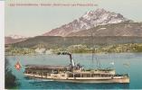 SUISSE . VIERWALDSTATTERSEE . DAMFER  " STADT LUZERN " Und PILATUS . Bateau à Roue - Wald