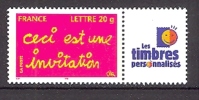 France Neuf, TP Personnalisé N°3760A (logo TP) - Otros & Sin Clasificación