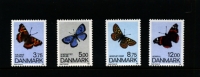 DENMARK/DANMARK - 1993  BUTTERFLIES  SET   MINT NH - Neufs