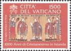 STATO CITTA´ DEL VATICANO - VATIKAN STATE - GIOVANNI PAOLO II - ANNO 2000 - CRISTIANESIMO ISLANDA  - NUOVI MNH ** - Ongebruikt