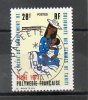 POLYNESIE Crèche De Solidaritée 28f Multicolore 1973 N°93 - Used Stamps