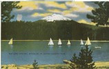 USA – United States – Elk Lake And Mt. Bachelor, In Scenic Oregon, 1920s Unused Postcard [P6178] - Andere & Zonder Classificatie