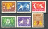 1963 POLAND FENCING CHAMPIONSHIP MICHEL: 1405-1410 MNH ** - Ungebraucht