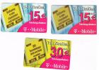 GERMANIA (GERMANY) - T MOBILE (RECHARGE) - XTRA CASH: LOT OF 3 DIFFERENT     - USED ° - RIF. 5846 - GSM, Cartes Prepayées & Recharges