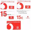 GERMANIA (GERMANY) - VODAFONE  (RECHARGE) - CALL NOW :  LOT OF 5 DIFFERENT      - USED ° - RIF. 5849 - GSM, Cartes Prepayées & Recharges