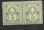 SUISSE  -  N°  66 -  ** -   X2 - Cote  20  € - Unused Stamps