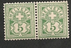 SUISSE  -  N°  66 -  ** -   X2 - Cote  20  € - Ongebruikt