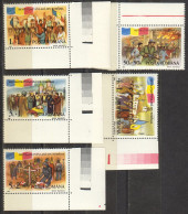 Rumänien; 1990; Michel 4613/20 **; Revolution;  Rand Und Eckstück - Ungebraucht