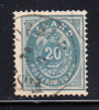 Iceland Scott #17 Or 17a Used 20a Blue/ultramarine - Usati