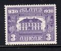 Iceland MNH Scott #152 3a Parliament Building - Ongebruikt