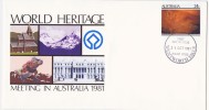 1981  World Heritage Meeting In Australia  FDI Cancel  Envelope 045 - Enteros Postales