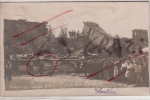 Solre Sur Sambre Déraillement Du Train Le 6 Juillet 1907  Gendarmes Devant La Loco TOP Photo Carte - Merbes-le-Château