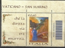 # 2009 Giornata Della Lingua Italiana Con Codice A Barre  - € 0,60 Nuovo / Mint - Bar Codes
