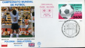 CALCIO FIFA WORLD CUP MEXICO 1986 FDC POLONIA INGHILTER - 1986 – México