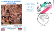 CALCIO FIFA WORLD CUP MEXICO 1986 FDC INGHILTERRA PARAG - 1986 – México