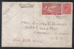 VER1310 - JAMAICA  , Giorgio VI Lettera Per Gli USA - Jamaica (...-1961)