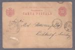 ROMANIA CLASSIC POSTCARD TO GERMANY NUERNBERG WITH ARRIVAL - Lettres & Documents