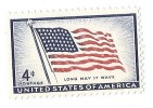 Timbre Stamp Américain USA Etat-unis : 4 C Us United States Of America ( Long May It Wave  ) Drapeau - Neufs