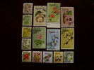 UGANDA Definitives FLOWERS FULL VALUE SET 15 Values 5c - 20/- USED With Full Gum - Uganda (1962-...)