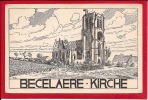 BECELAERE - KIRCHE - Guerre 14/18 - Zonnebeke